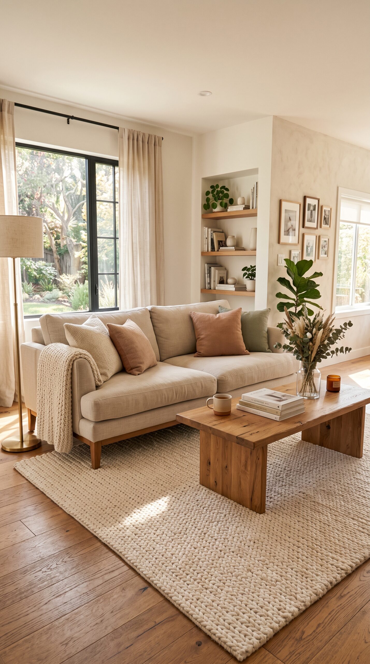 Neutral Textured Rug