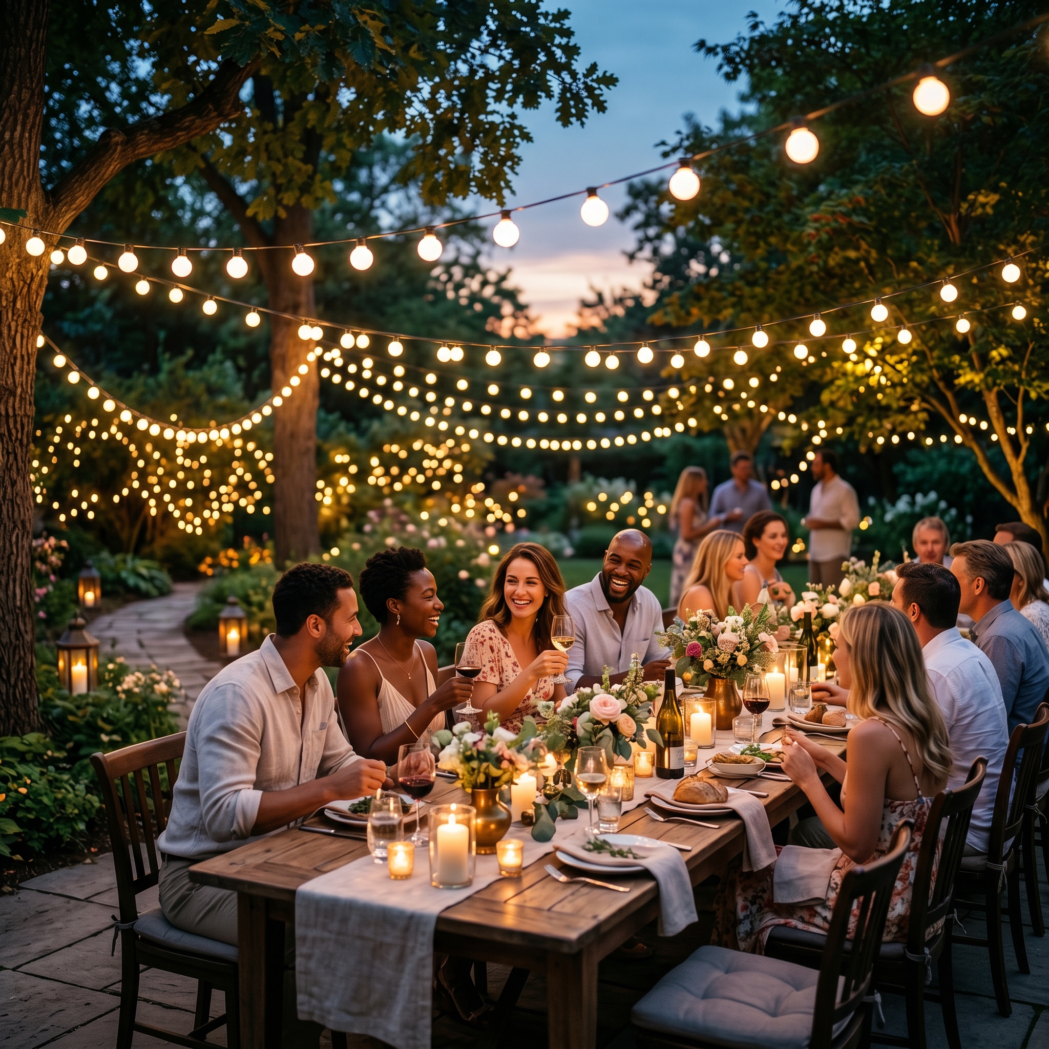 Outdoor String Lights Waterproof LED Globe