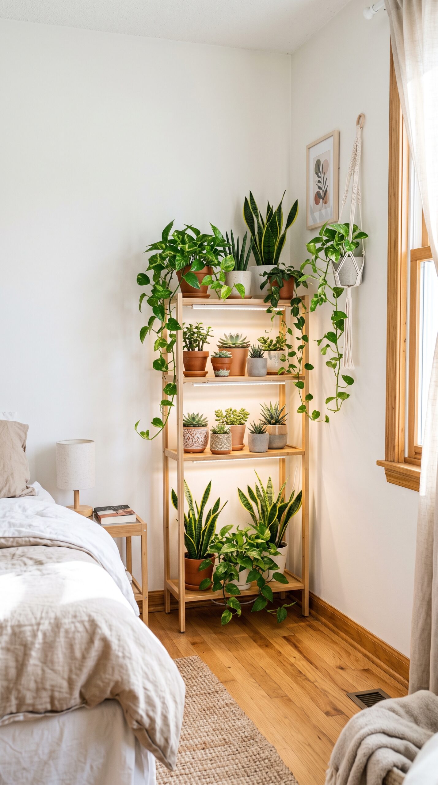 Plant Stand Indoor with Grow Lights (7-Tier)
