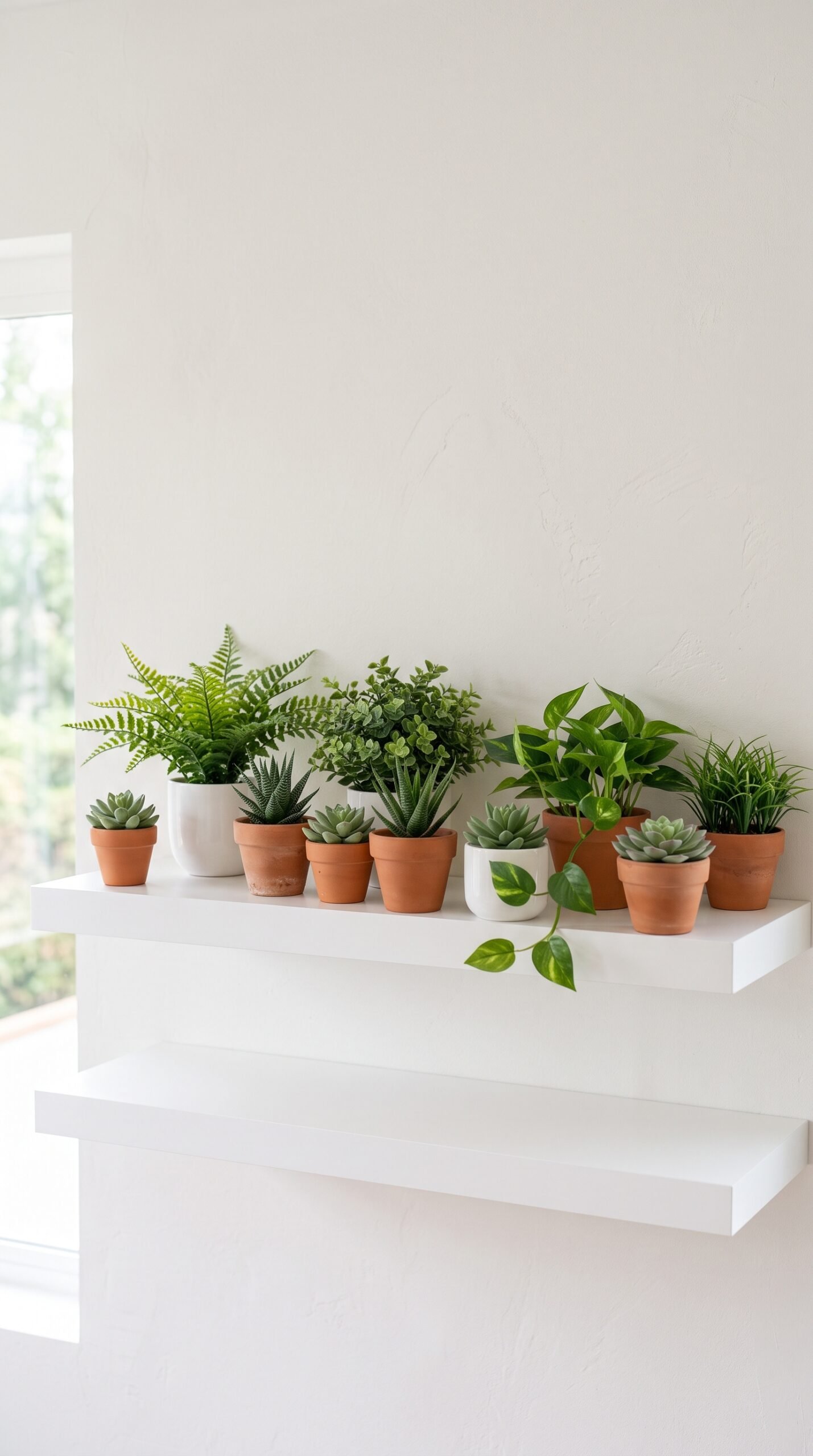 Pack of Small Fake Plants