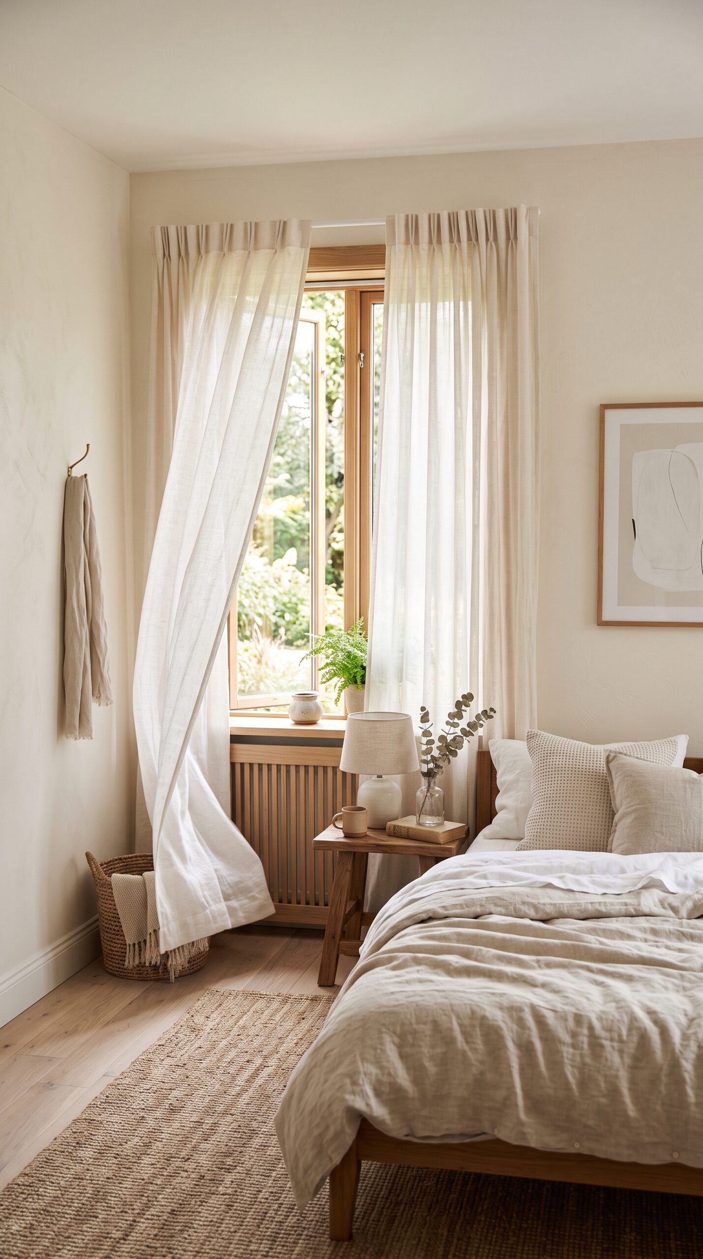 Linen Sheer Pinch Pleated Curtains