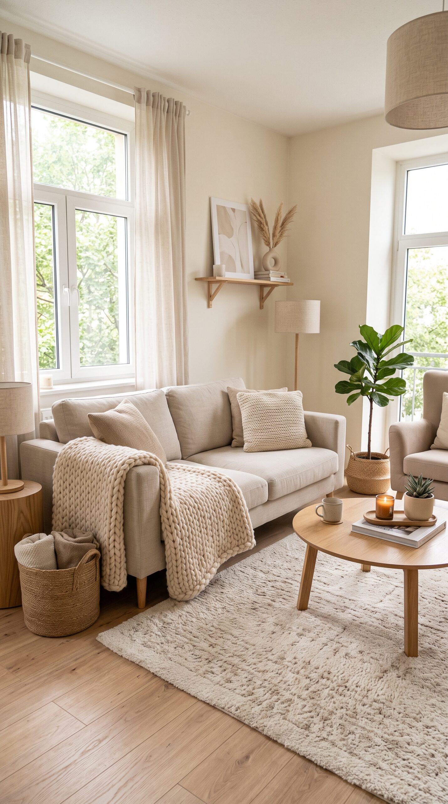 Neutral Throw Pillow Covers