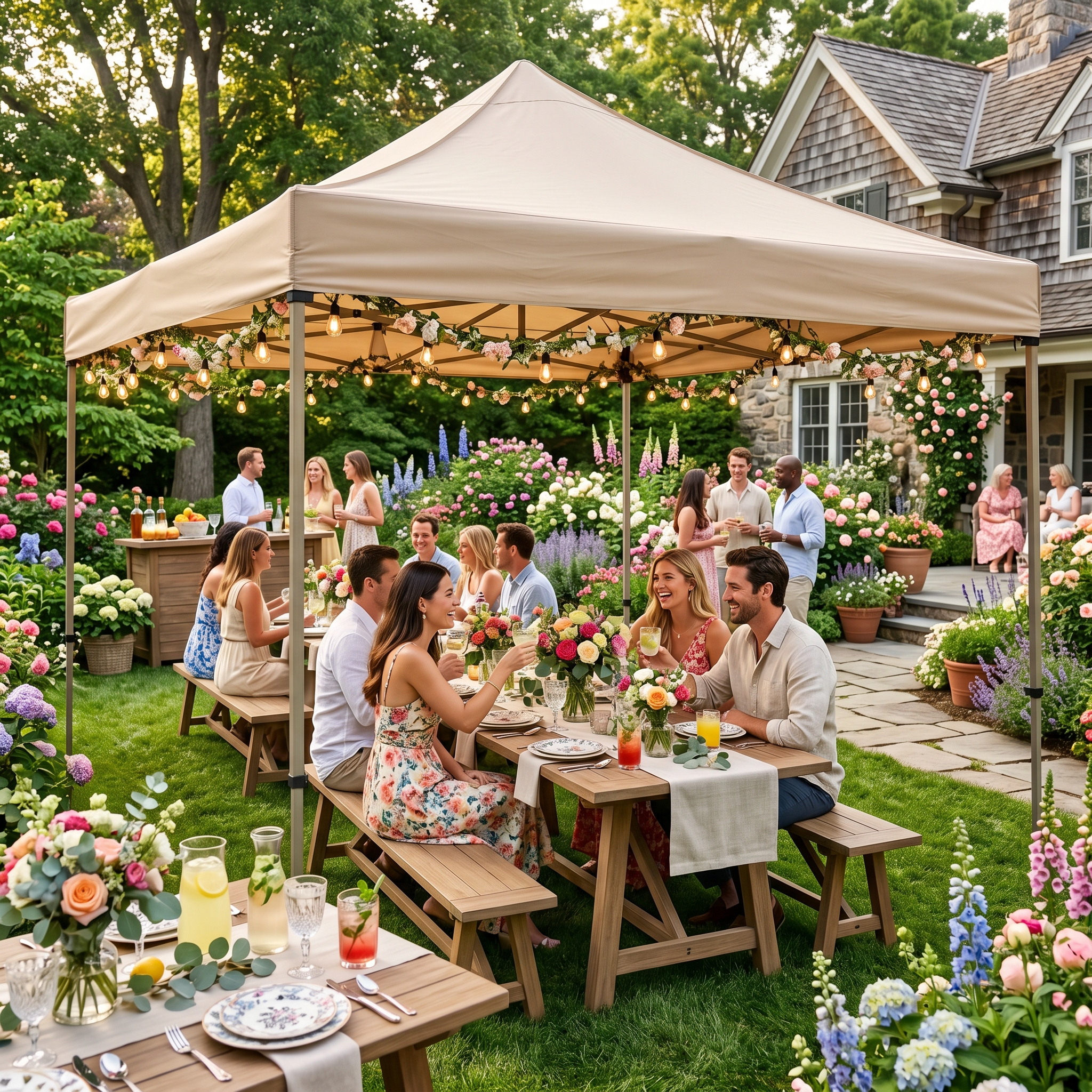Portable Pop-Up Canopy Tent 10x10