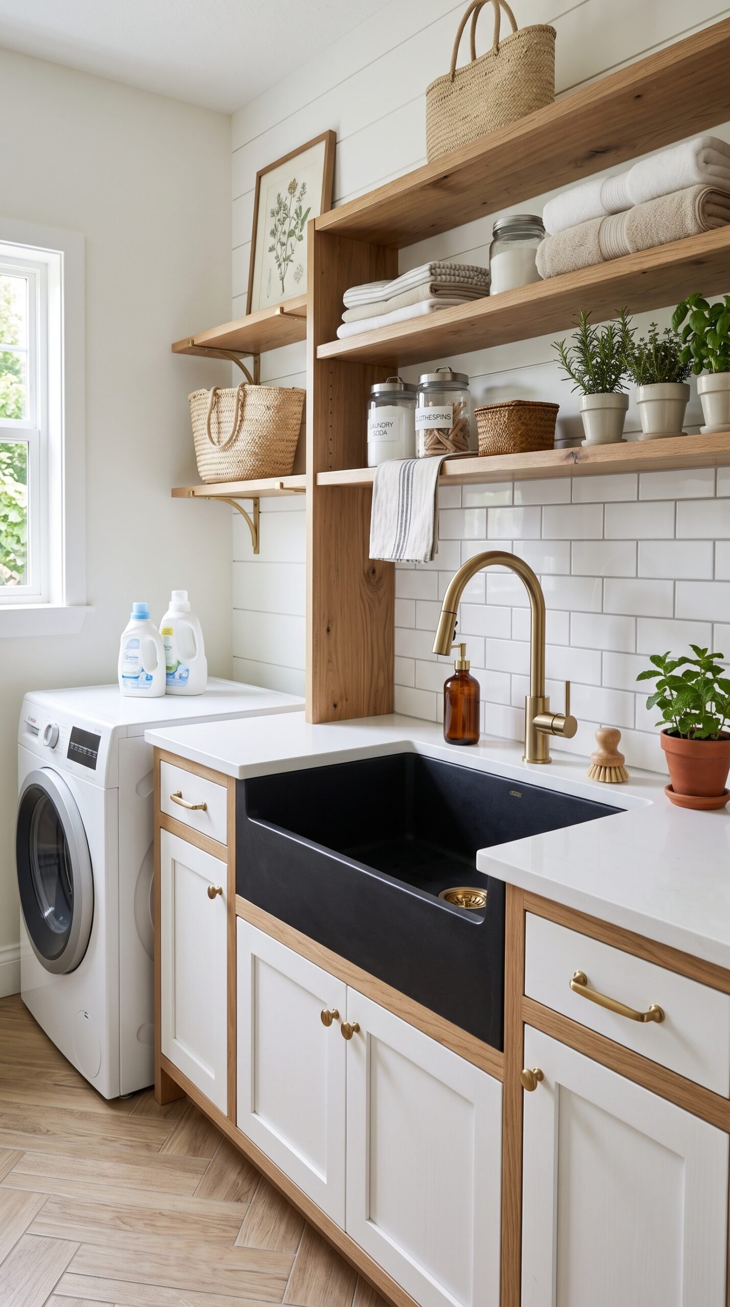 Black Utility Sink
