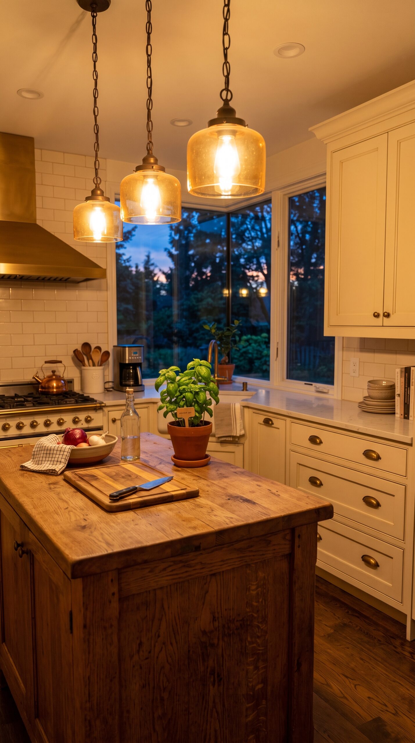 Warm Pendant Light