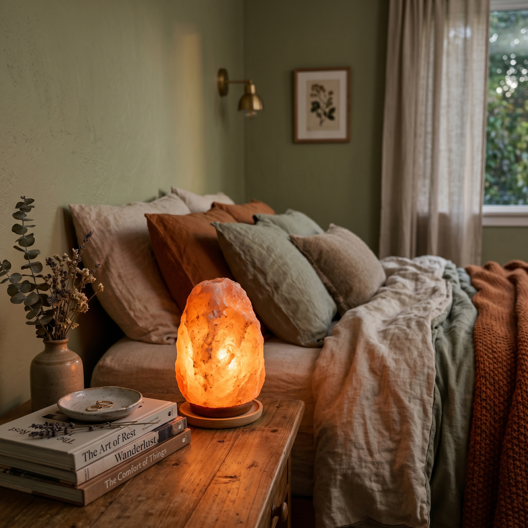 Canister Set with Himalayan Salt Lamp