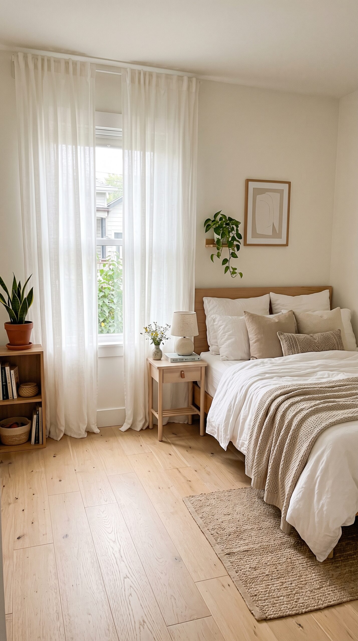Bedroom Curtains & Light