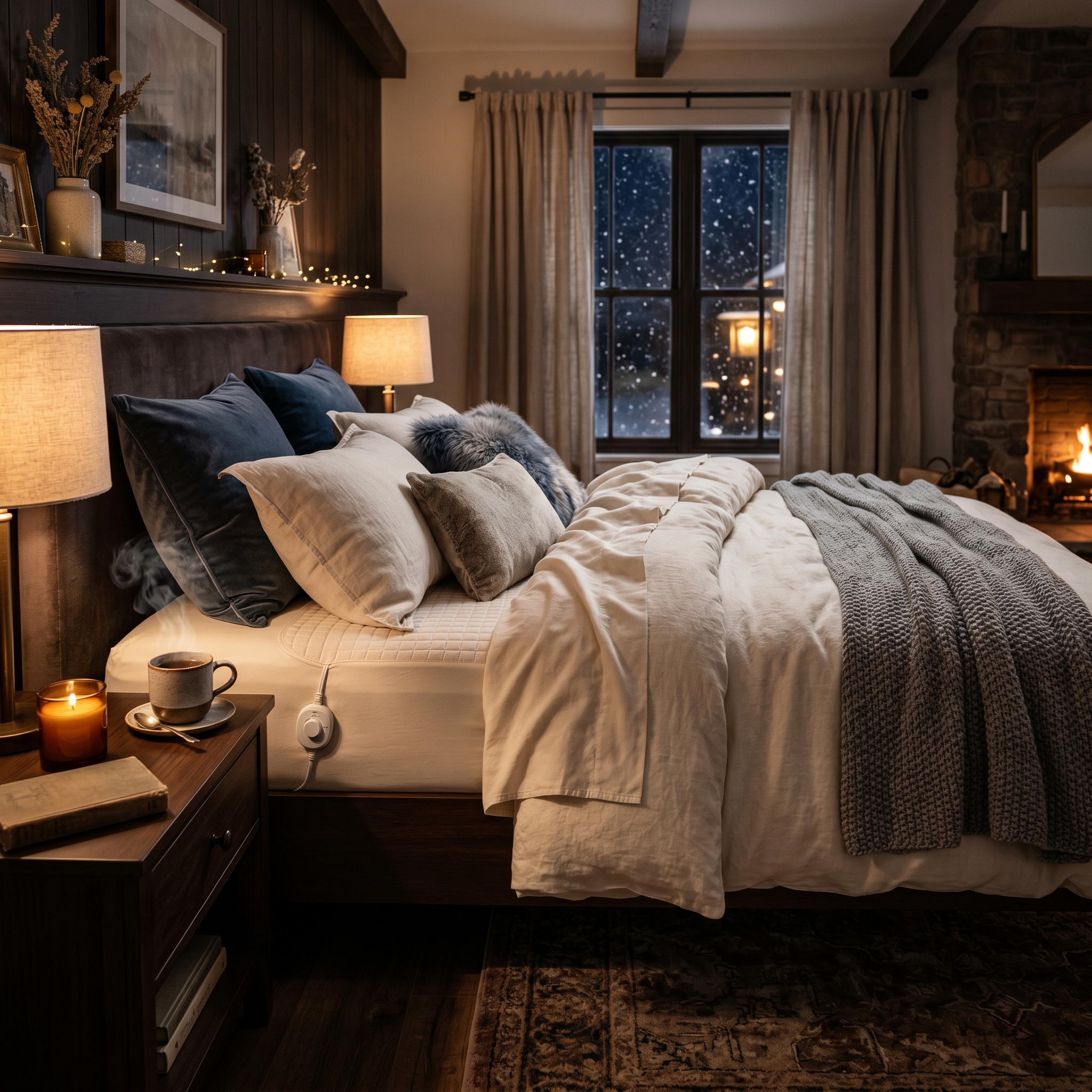 Electric Heated Mattress Pad