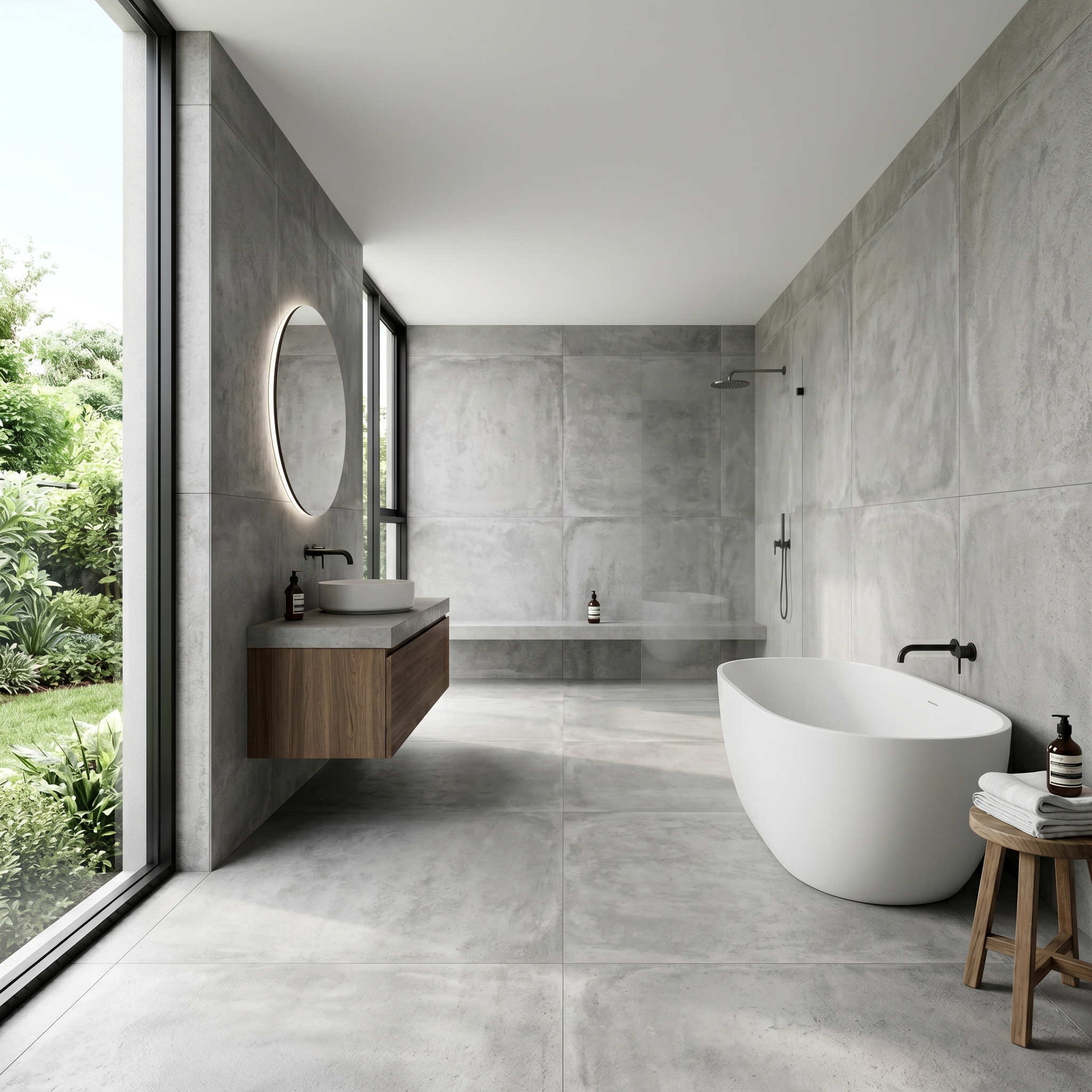 Large Format Porcelain Floor and Wall Tile
