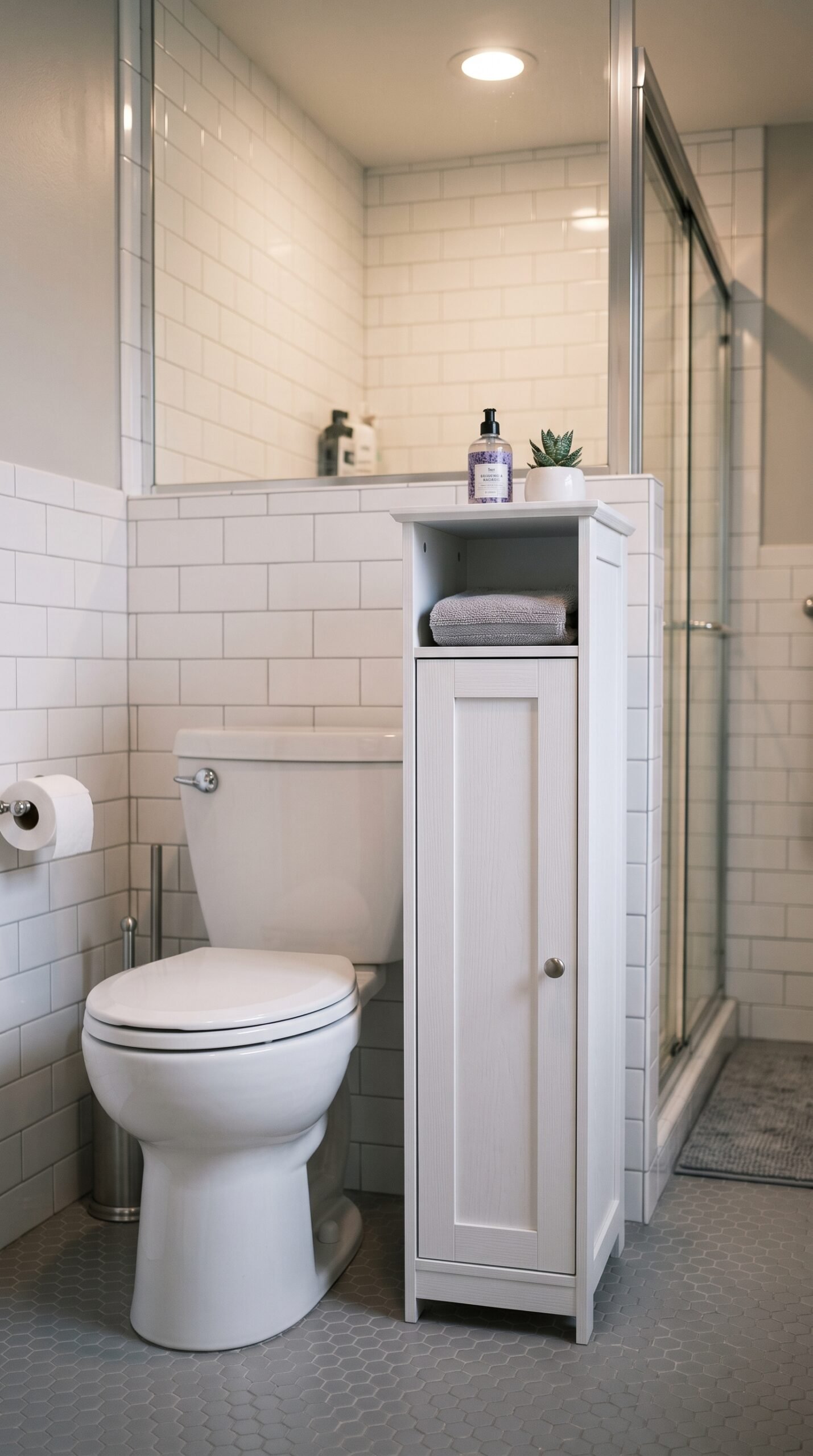 Toilet Paper Storage Cabinet / Holder