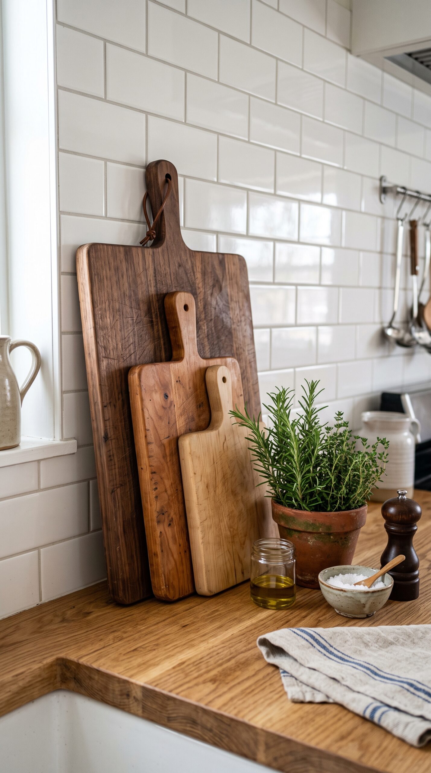Wooden Cutting Board Set