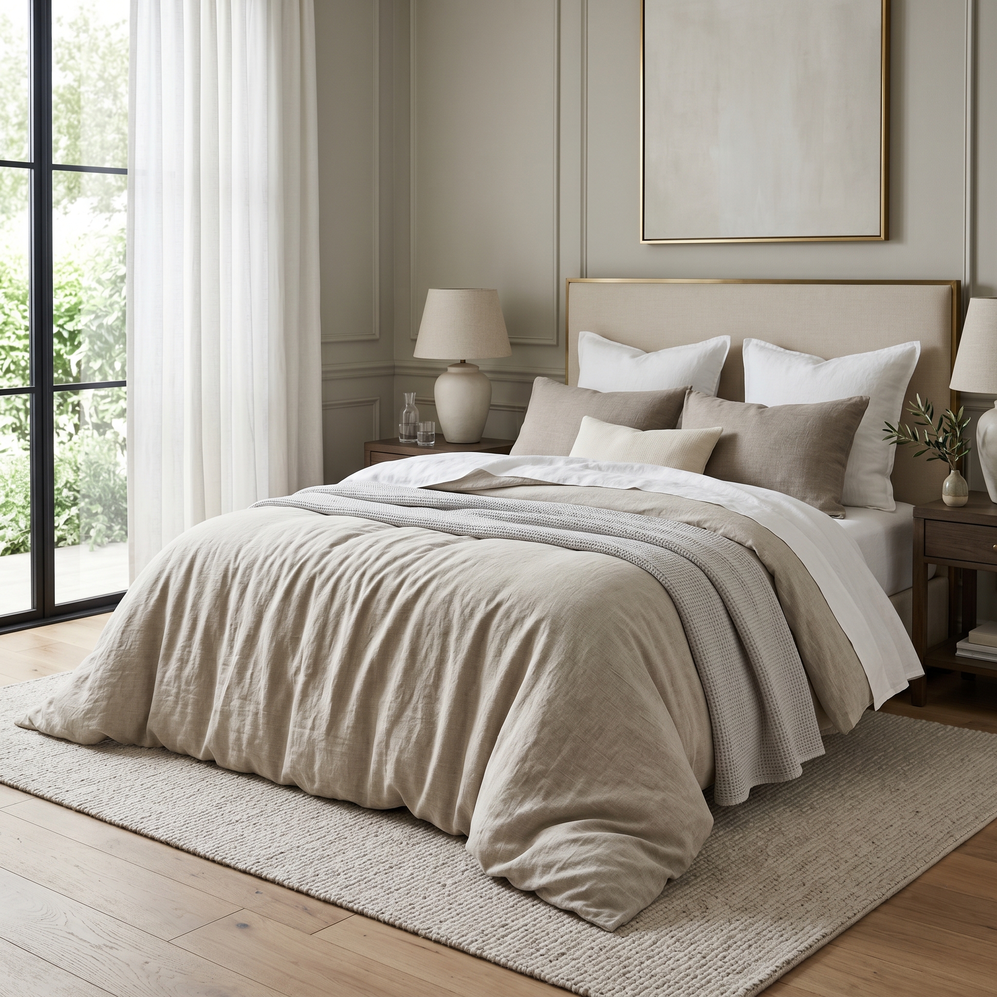 Casaluna Heavyweight Linen Blend Duvet Cover