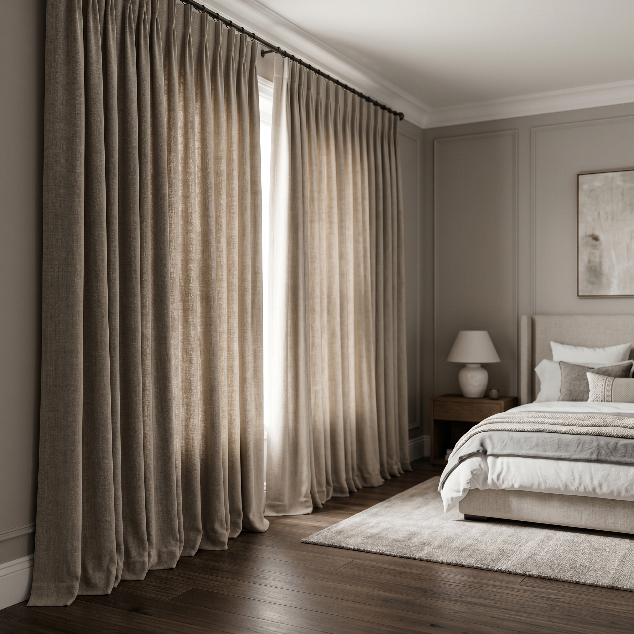 Uttermost Soft Linen Blackout Curtains