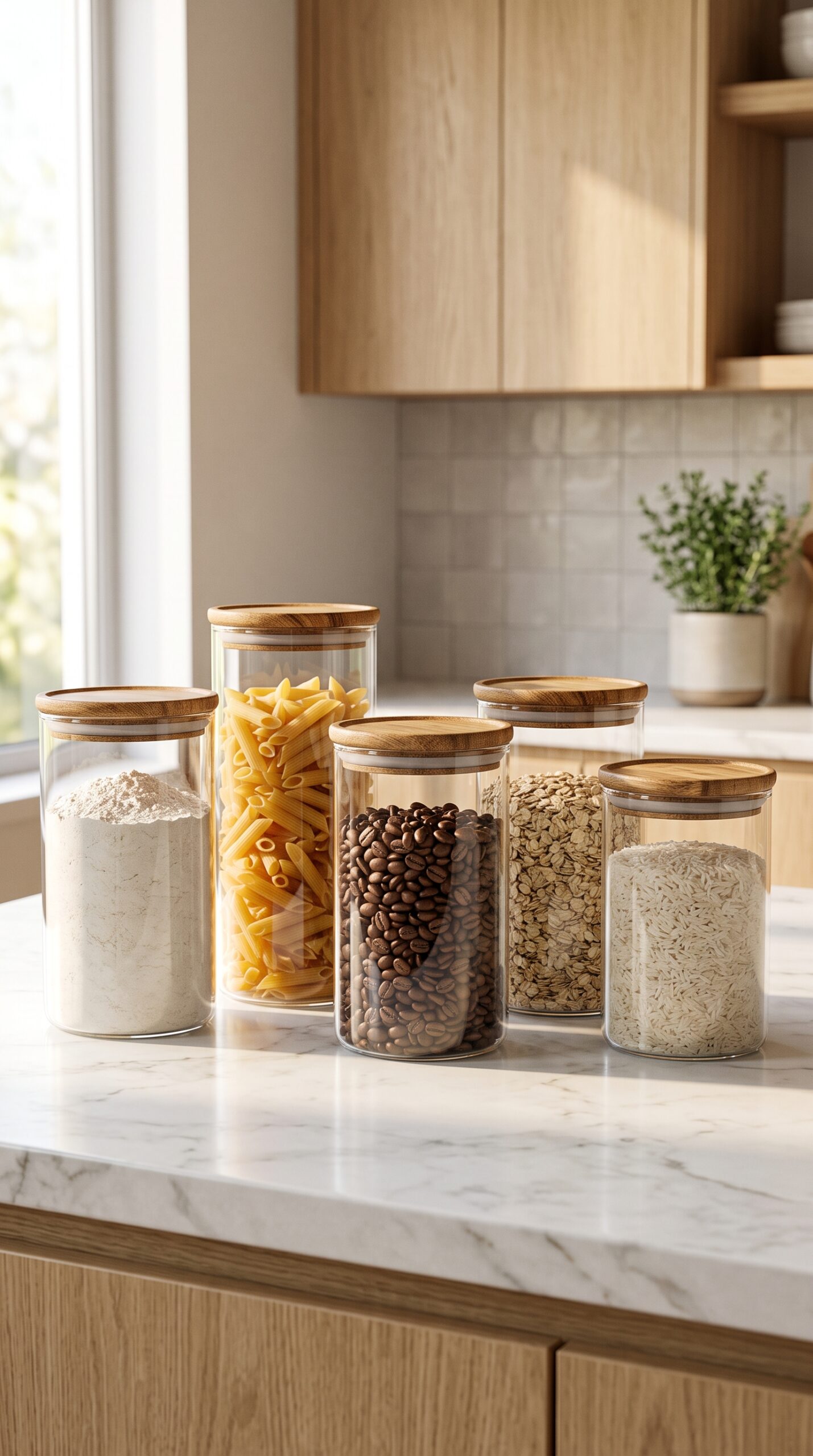 Airtight Glass Storage Canisters