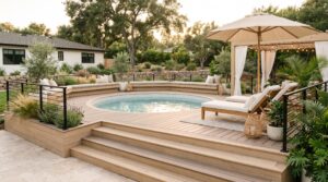 Read more about the article Above Ground Pool Deck Ideas That Instantly Upgrade Your Backyard