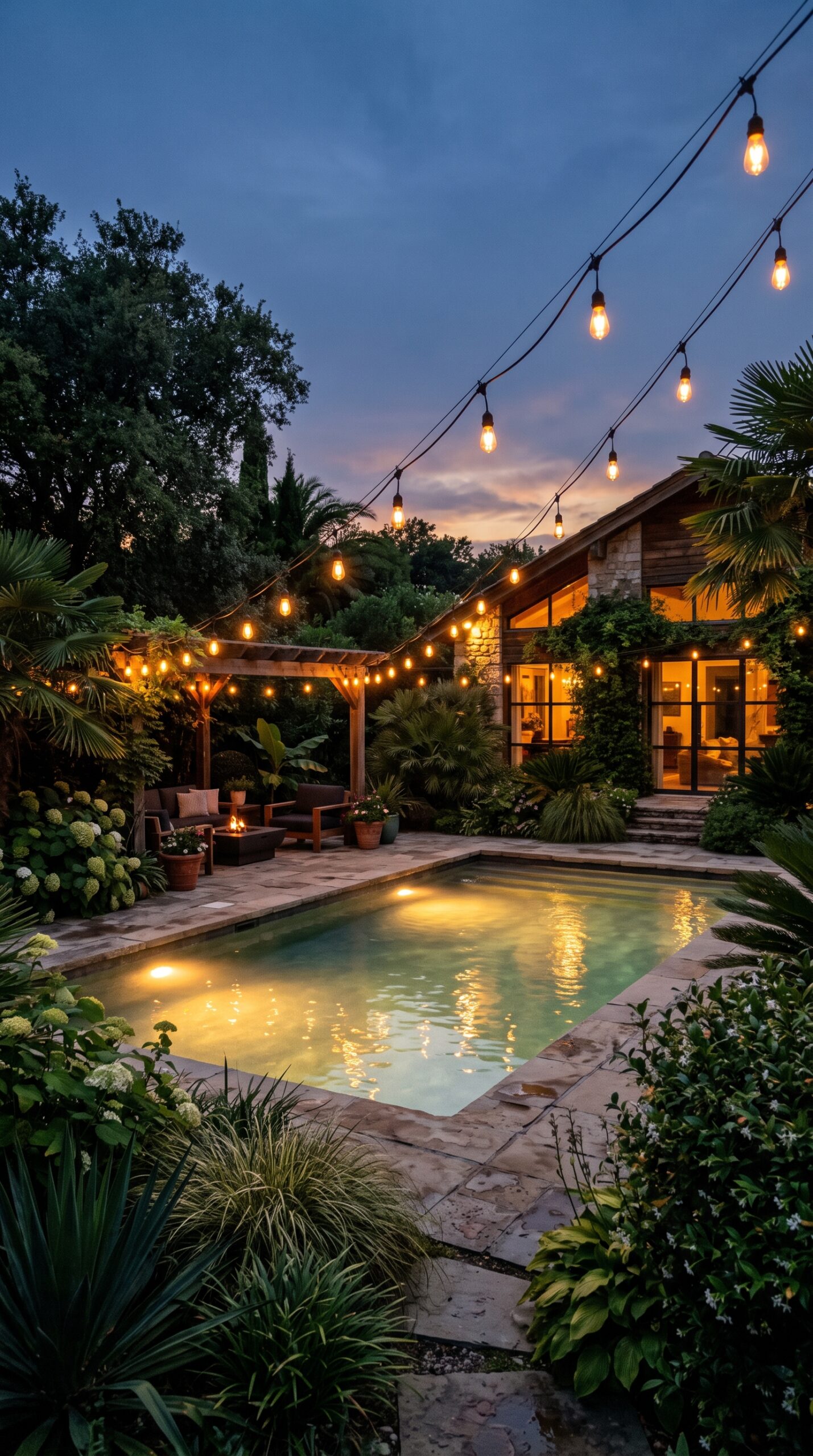 SunFest Outdoor String Lights with Vintage Edison Bulbs