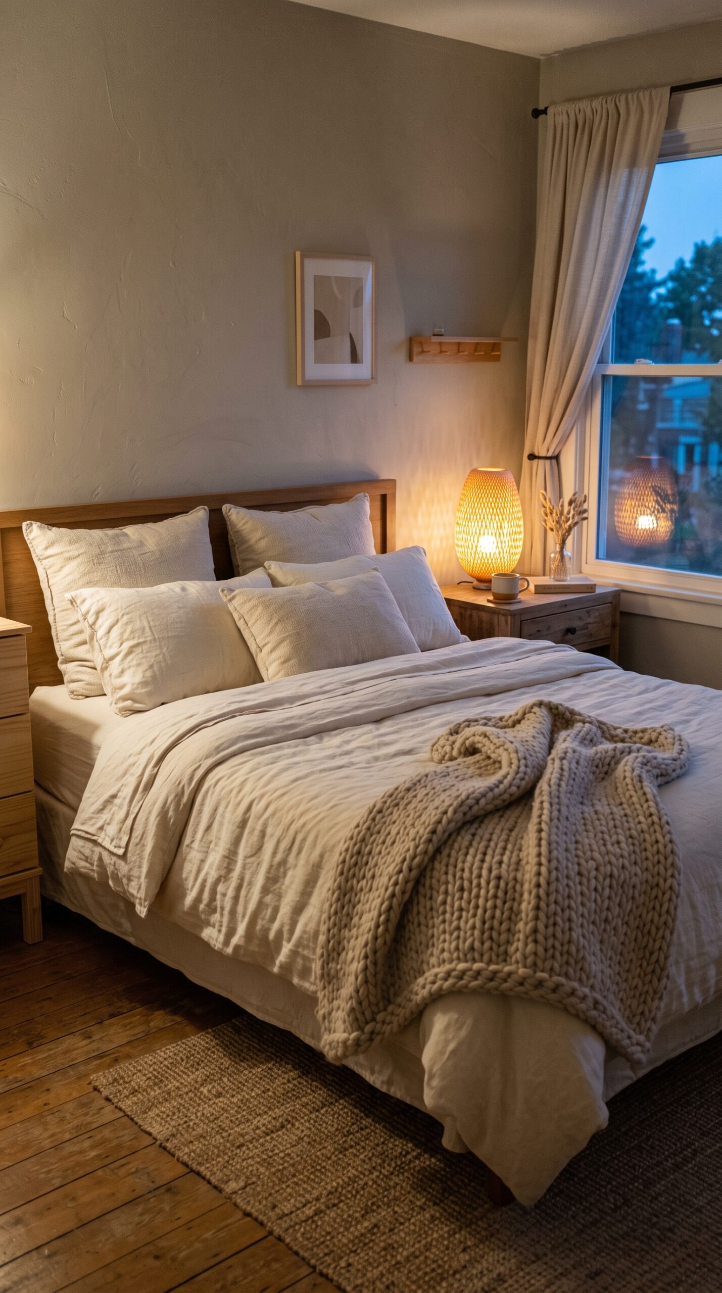 Linen Waffle Duvet Cover