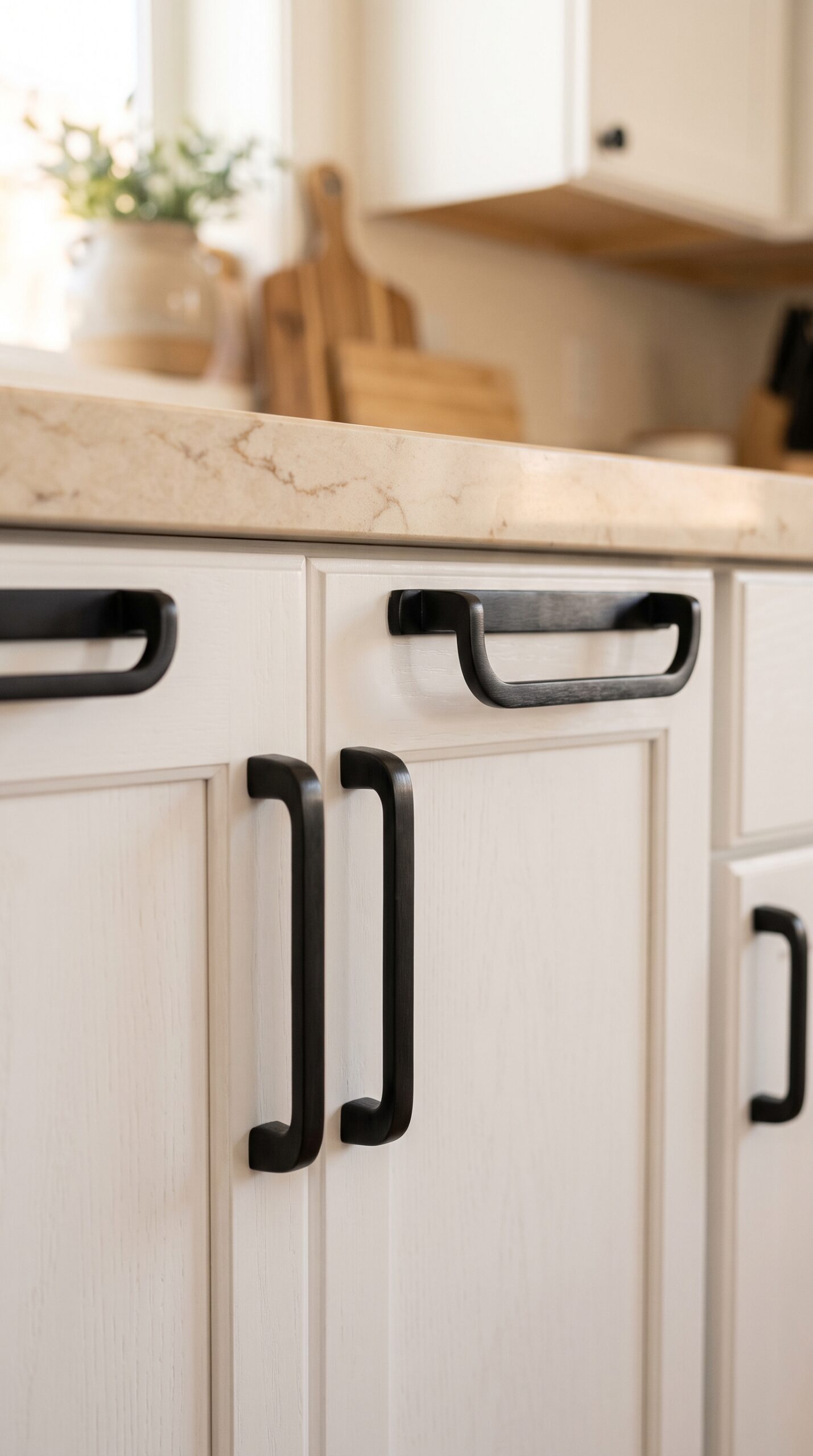 Haven & Hearth Matte Black Cabinet Hardware Set