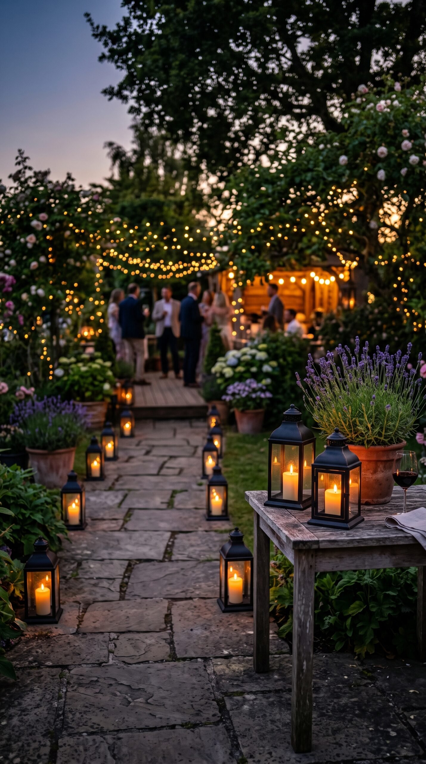 Outdoor Lantern Set