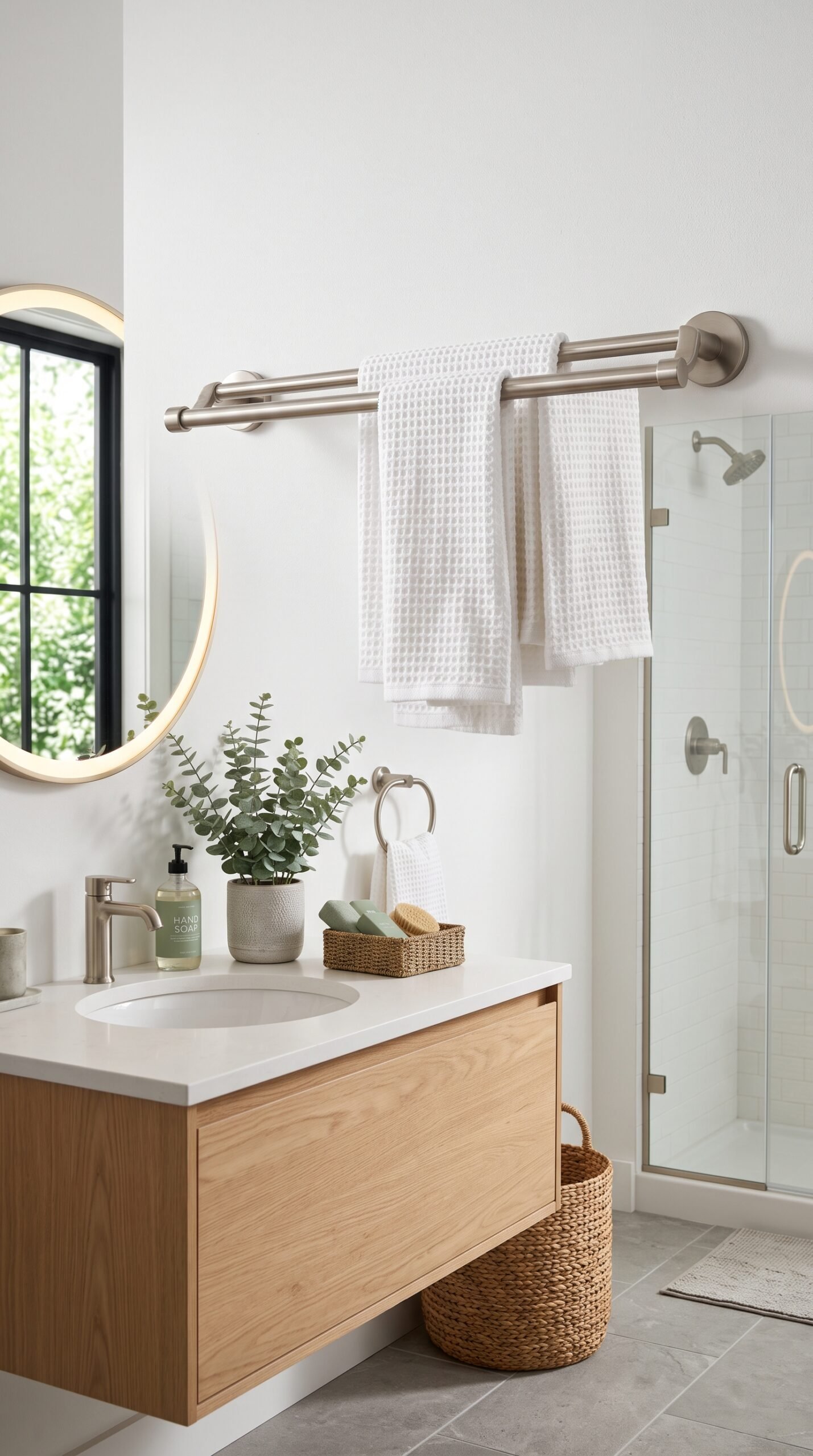 Moen Brushed Nickel Towel Bar Set