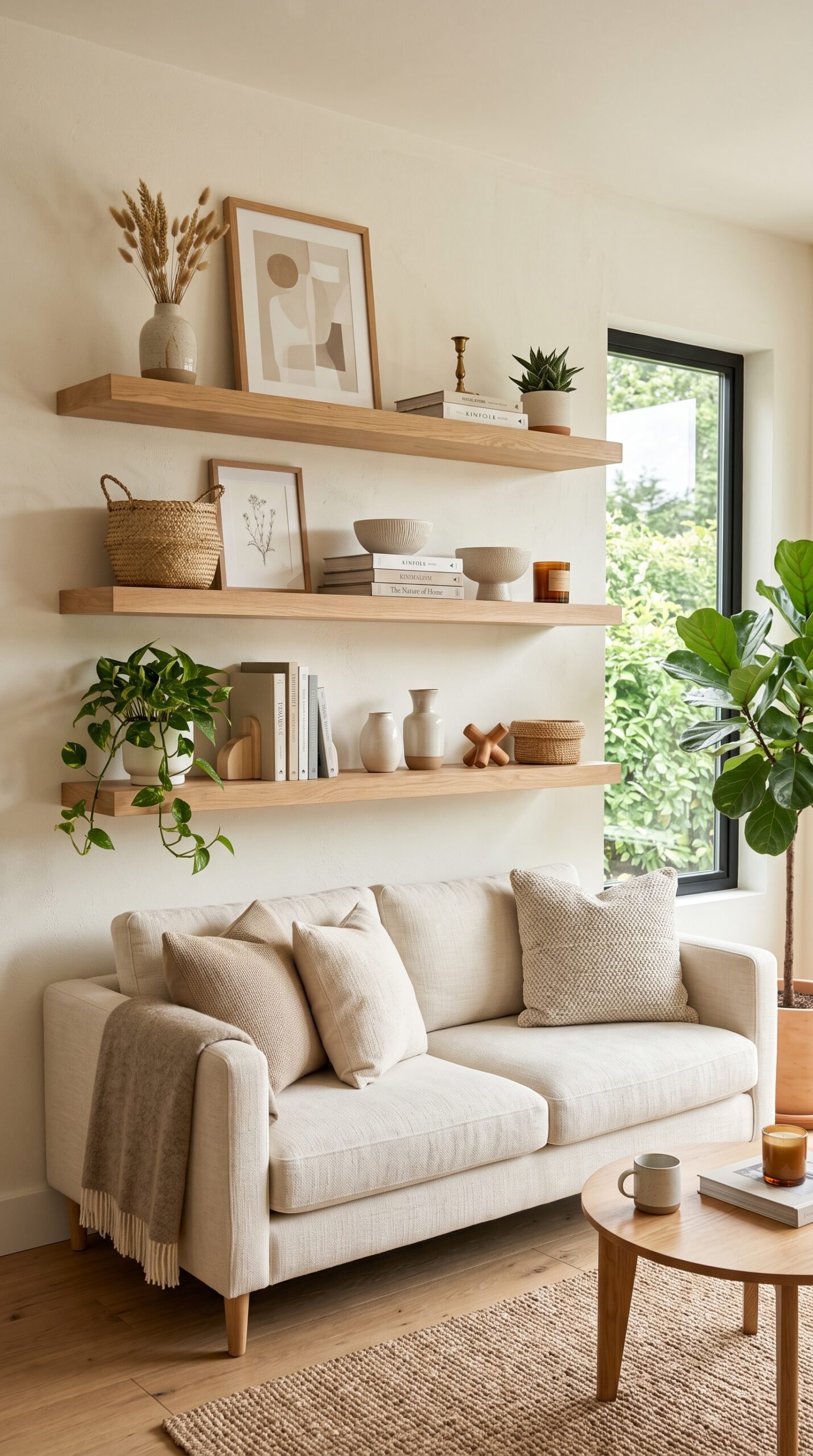 Floating Wall Shelves Set of 3