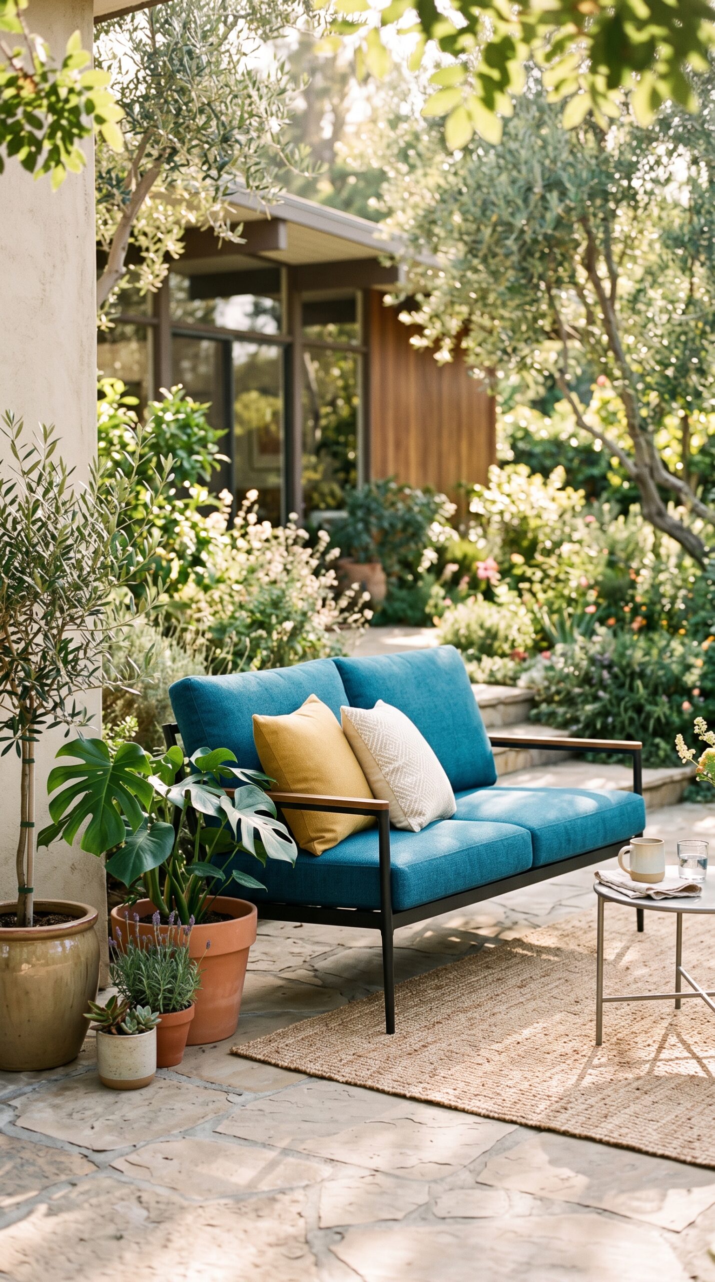 Outsunny 3-Piece Outdoor Patio Furniture Set