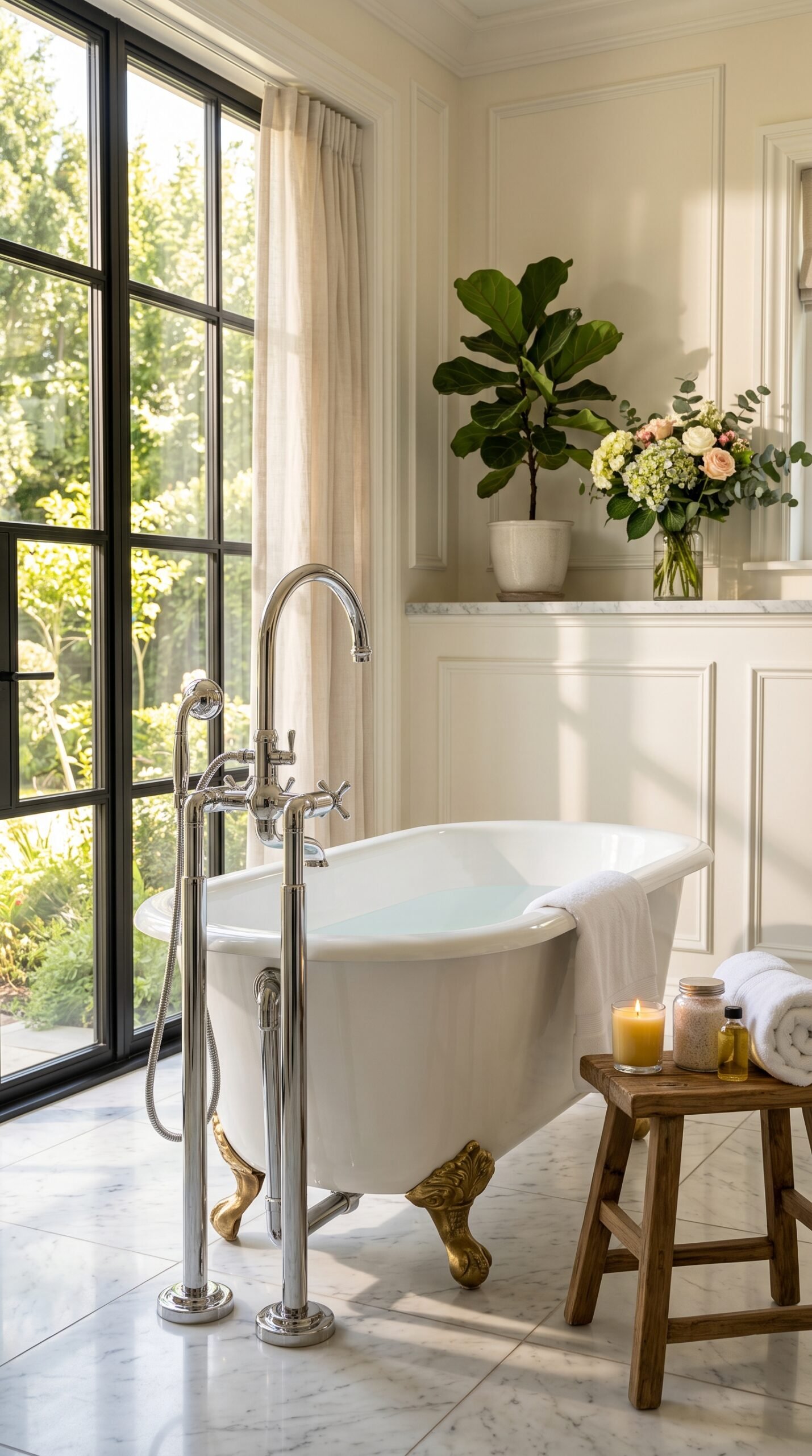 Signature Hardware Clawfoot Tub Freestanding Faucet