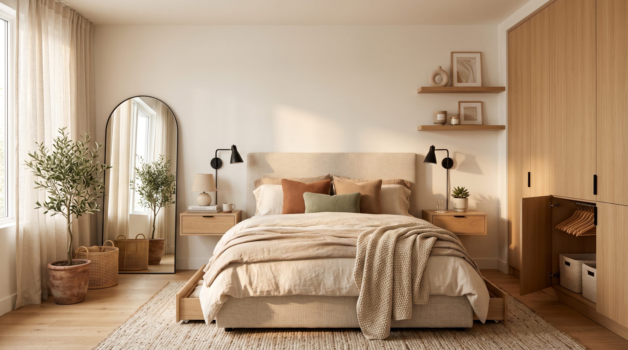You are currently viewing From Cluttered to Cozy: Small Apartment Bedroom Transformation (Step-by-Step Guide)
