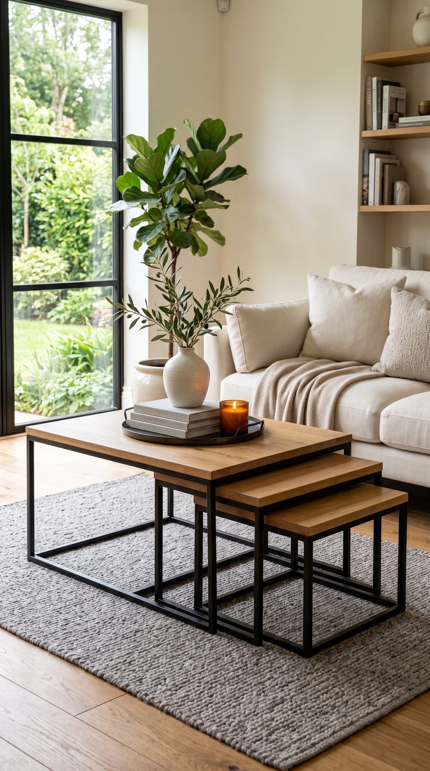 Nestled Nesting Coffee Tables Set of 3