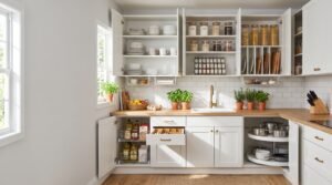 Read more about the article Best Small Kitchen Cabinet Organization Ideas Professional Organizers Swear By