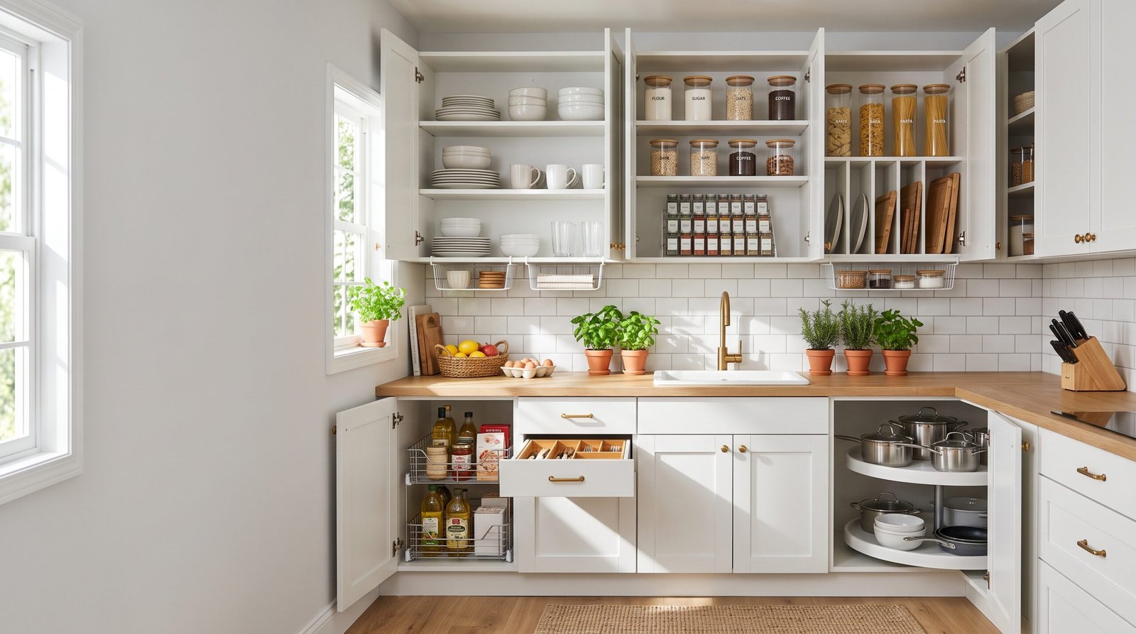 You are currently viewing Best Small Kitchen Cabinet Organization Ideas Professional Organizers Swear By