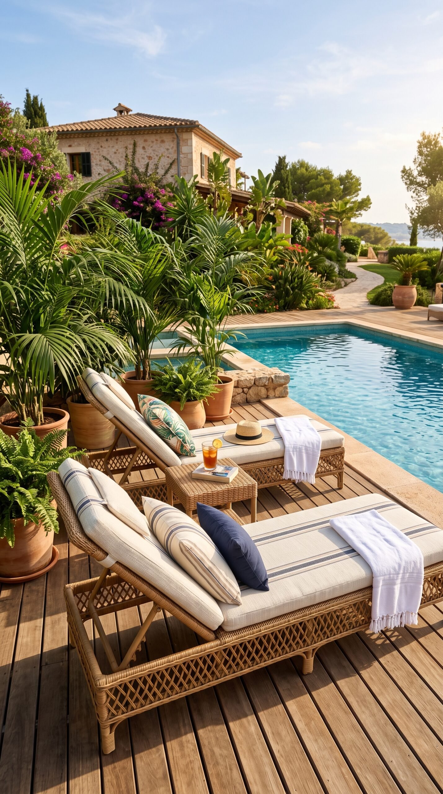 Outdoor Rattan Lounge Set