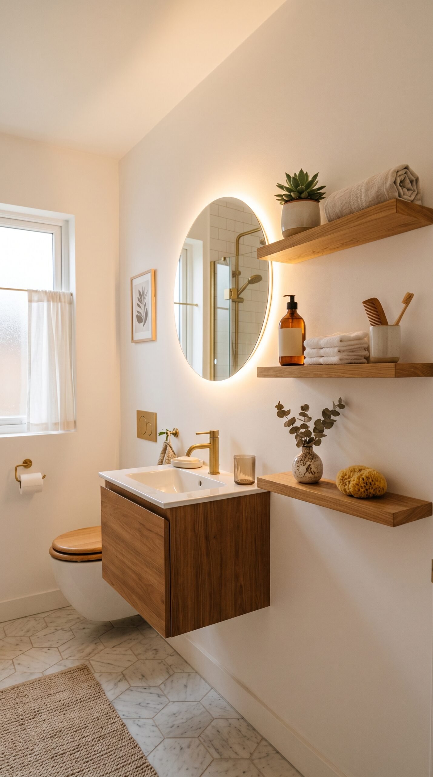 Wall-Mounted Floating Shelves Set