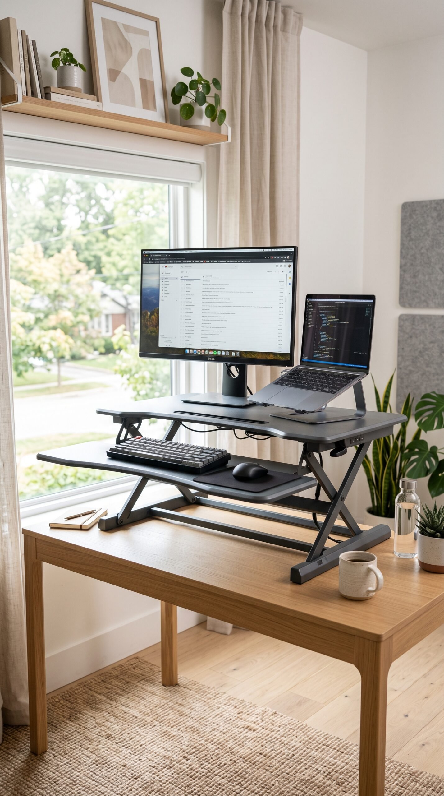 Flexispot E1 Electric Standing Desk Converter