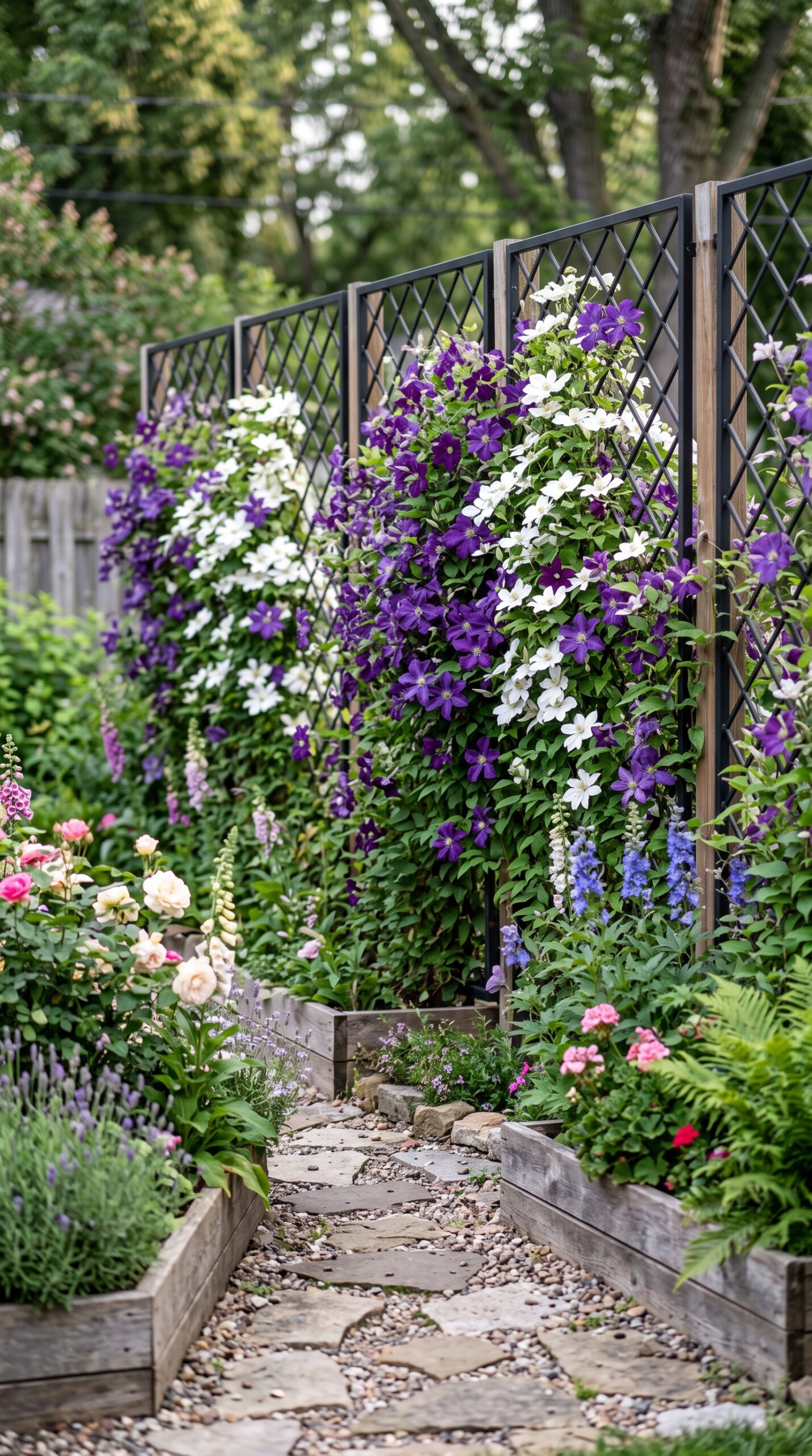 Climbing Plant Trellis Privacy Panel Set