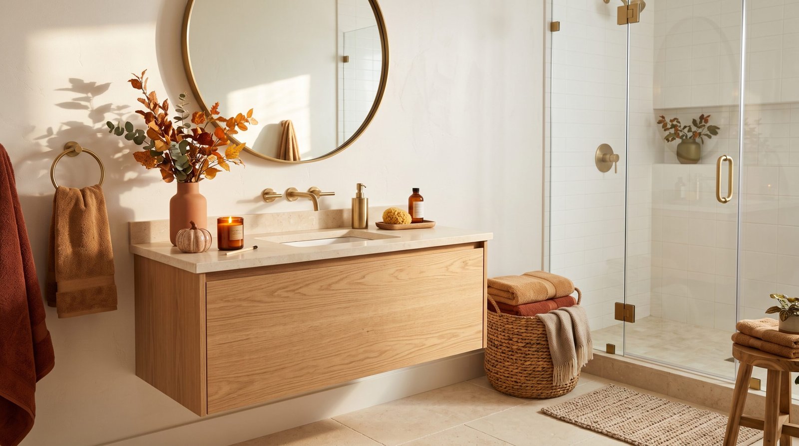 You are currently viewing How to Nail Fall Bathroom Decor in a Single Afternoon