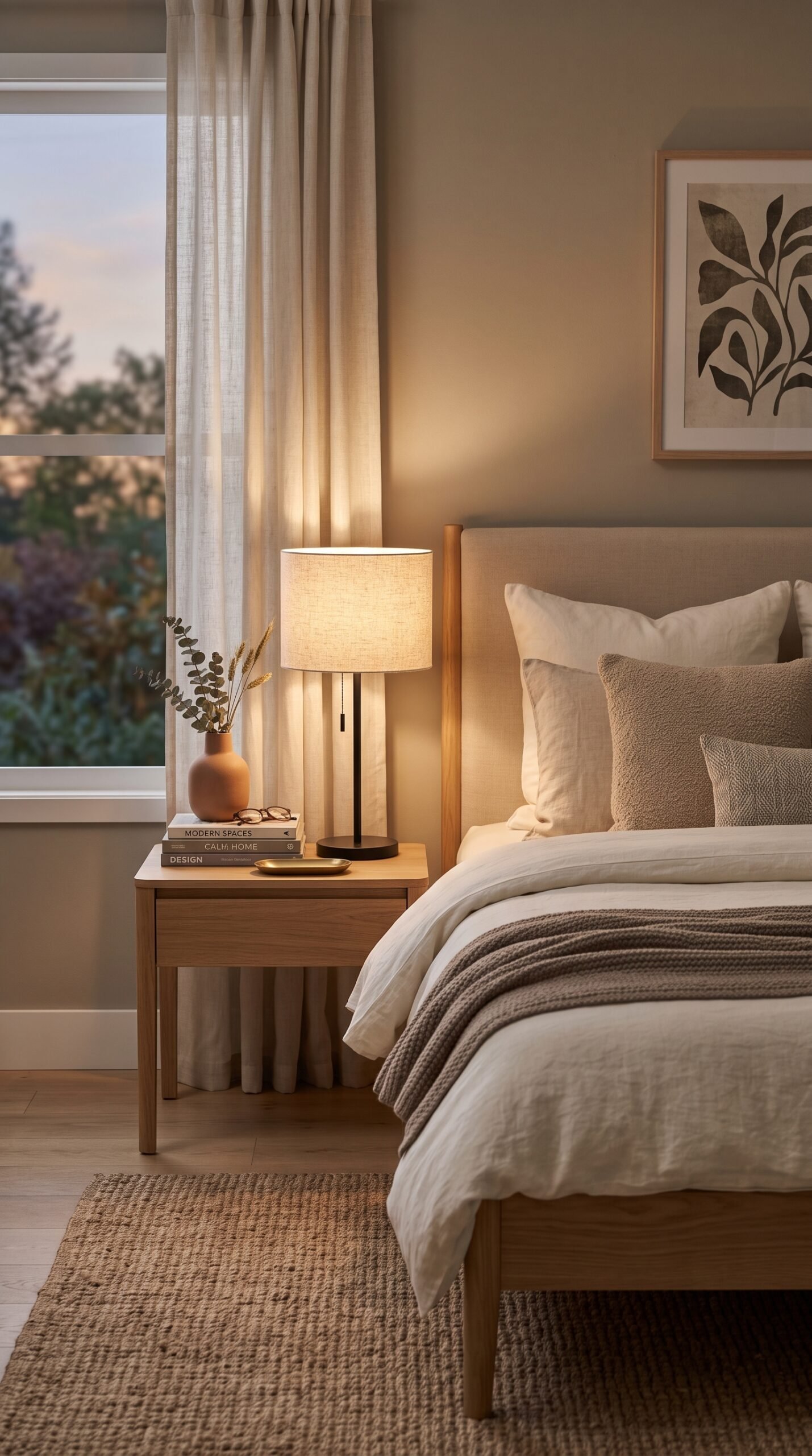 Dimmable Bedside Table Lamp