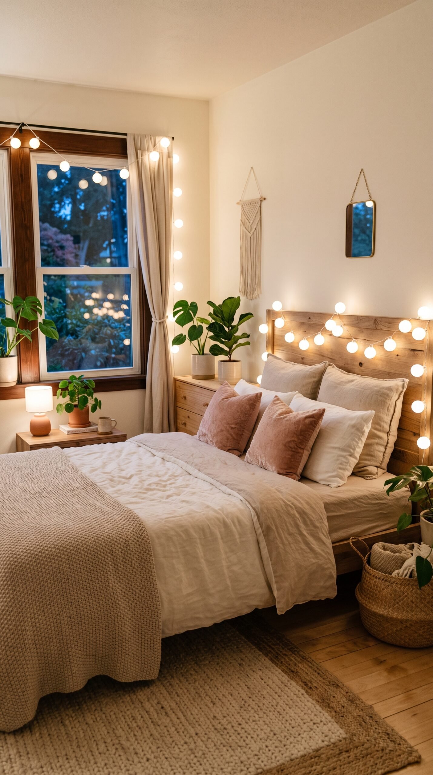 Globe String Lights Bedroom