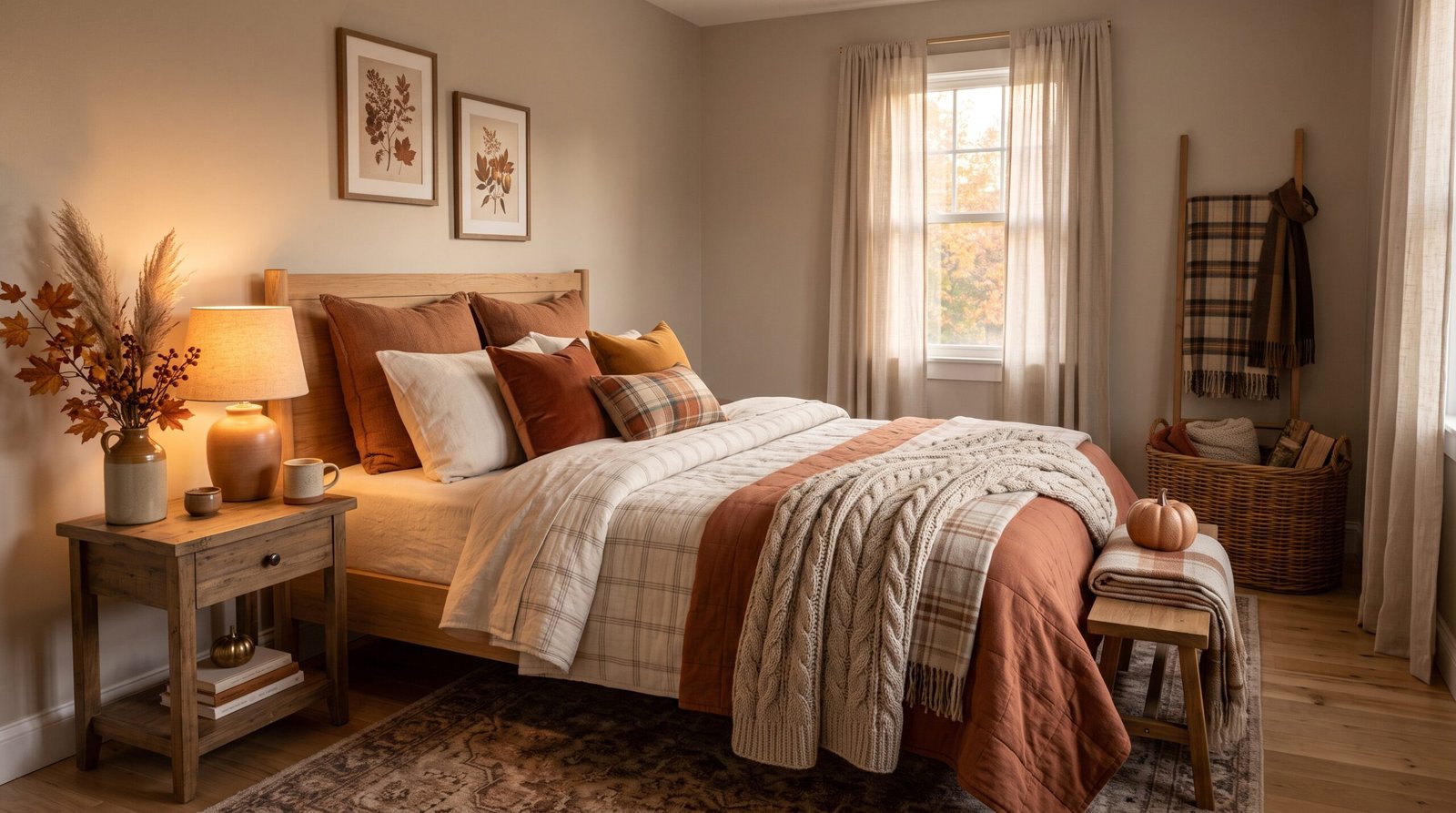 Read more about the article Transform Your Bland Bedroom Fast With These Fall Bedroom Decor Ideas