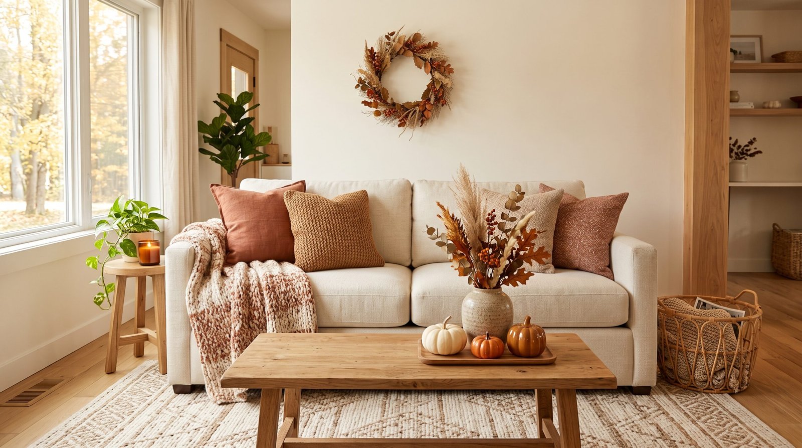 You are currently viewing Fall Living Room Decor for Beginners: Zero Styling Skills Needed