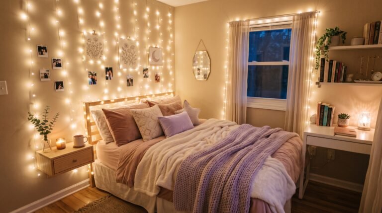 Tiny Room, Big Dreams: Fairy Light Ideas for Teen Girl Bedrooms