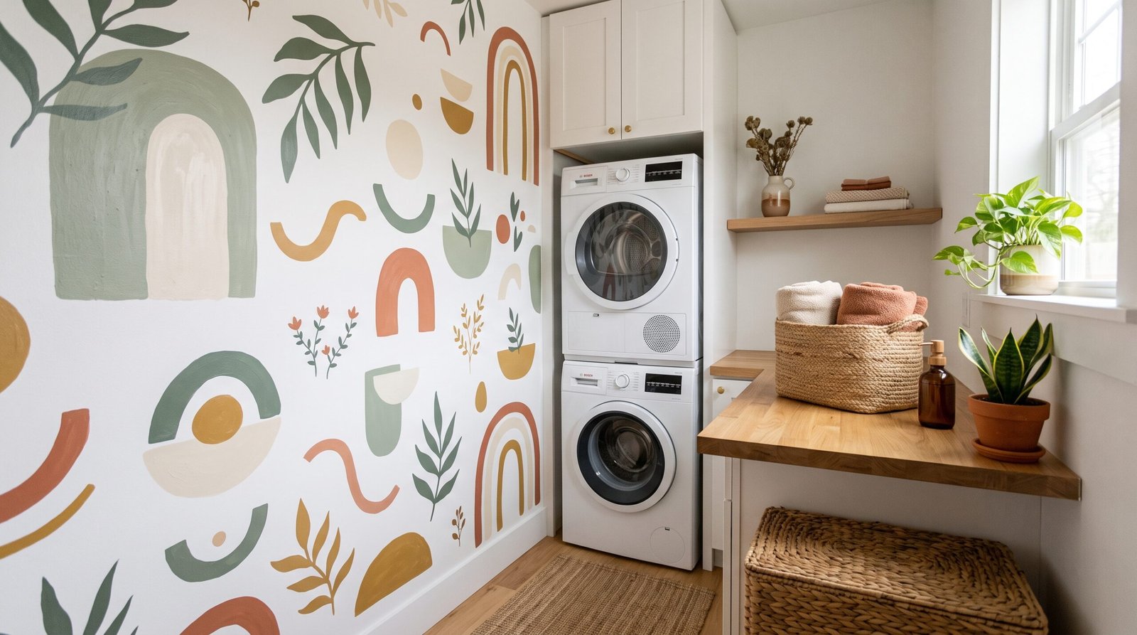 Read more about the article Laundry Room Mural Ideas for Anyone With Zero Design Experience